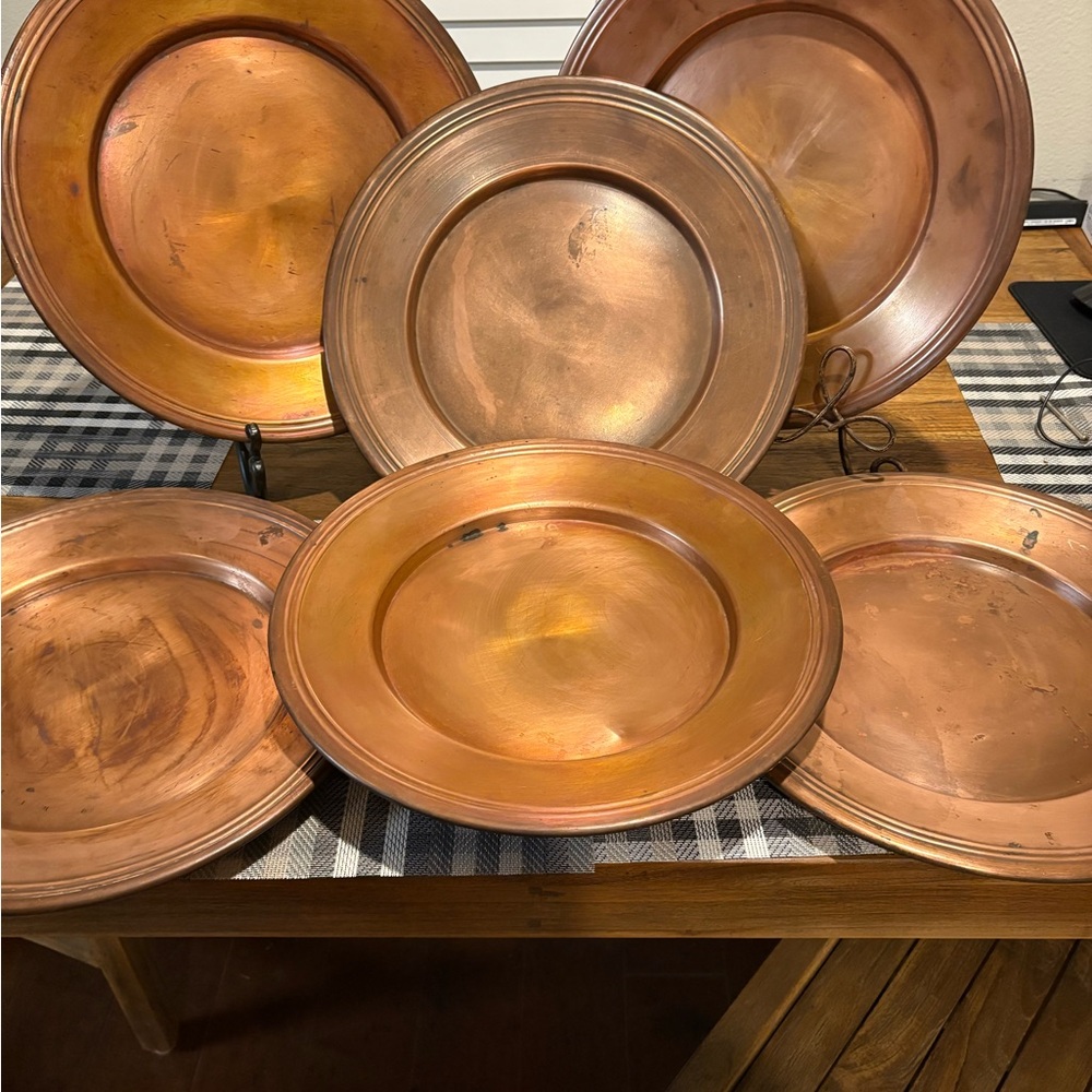 Pottery Barn Copper Dinnerware Set